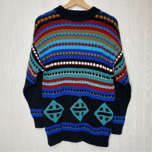 brumble lane Other - Bramble Lane Multi-Colored Vintage Grandpa Sweater Size Small